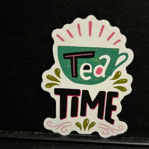 TEA TIME STICKER - Picture 1 of 1